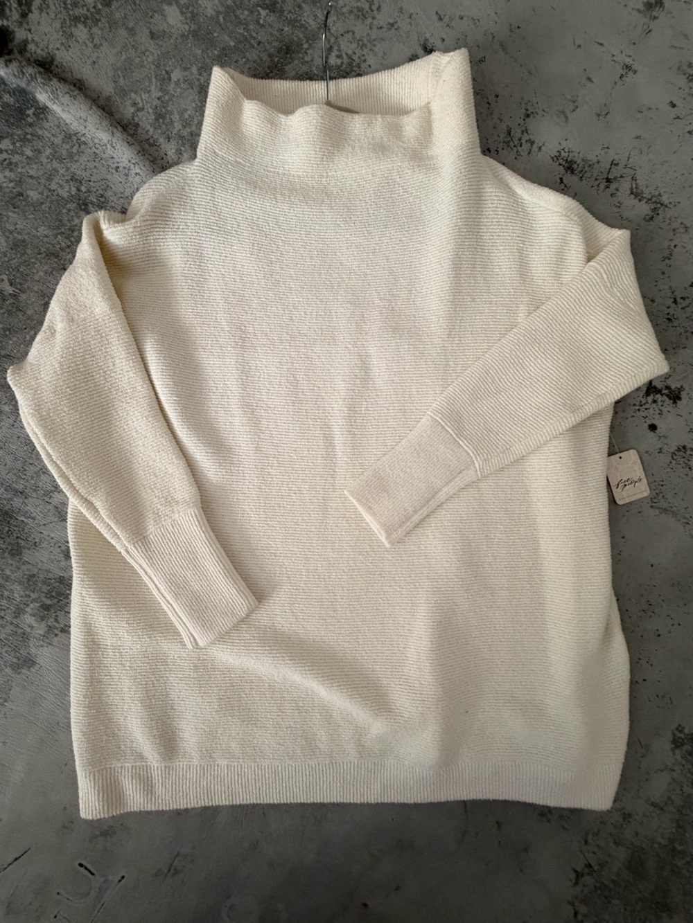 Free People Cream Turtleneck